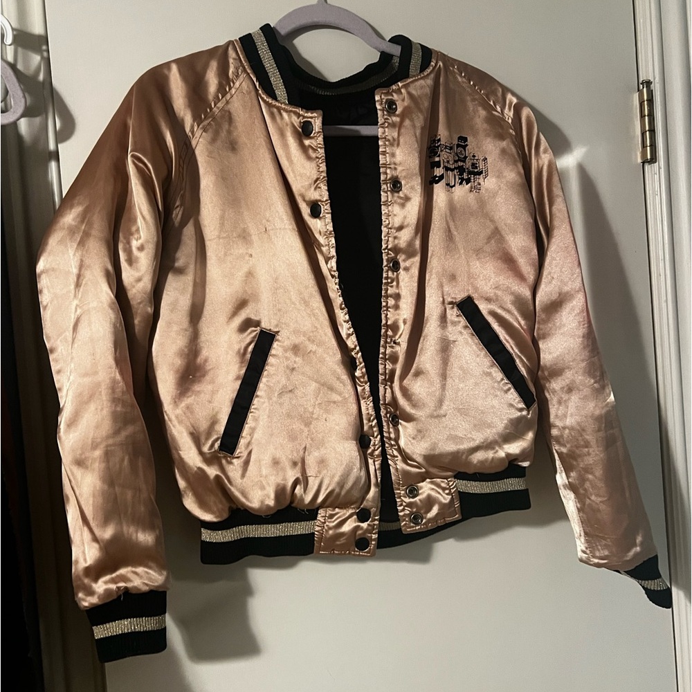 stussy reversible bomber jacket